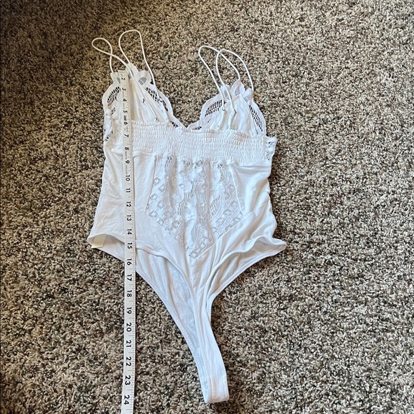 Free People Intimately Adella Bodysuit In White - Picture 10 of 14